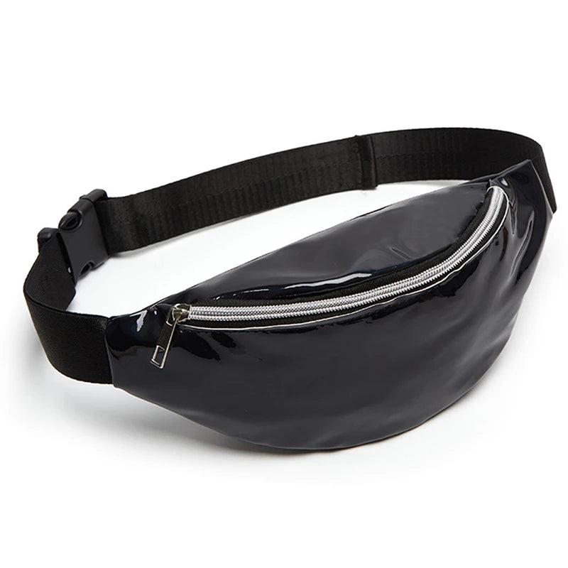 Pink Laser Fanny Pack Waist Bag for Women