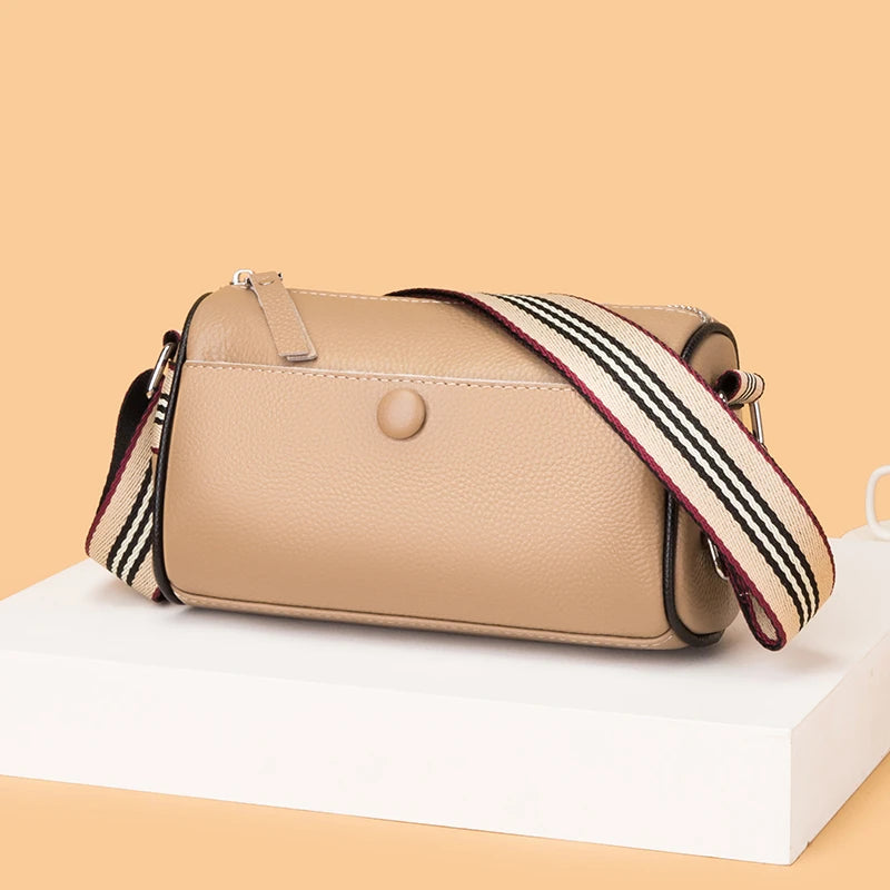 Leather Women Shoulder Bag High Ladies Handbag First layer cowhide
