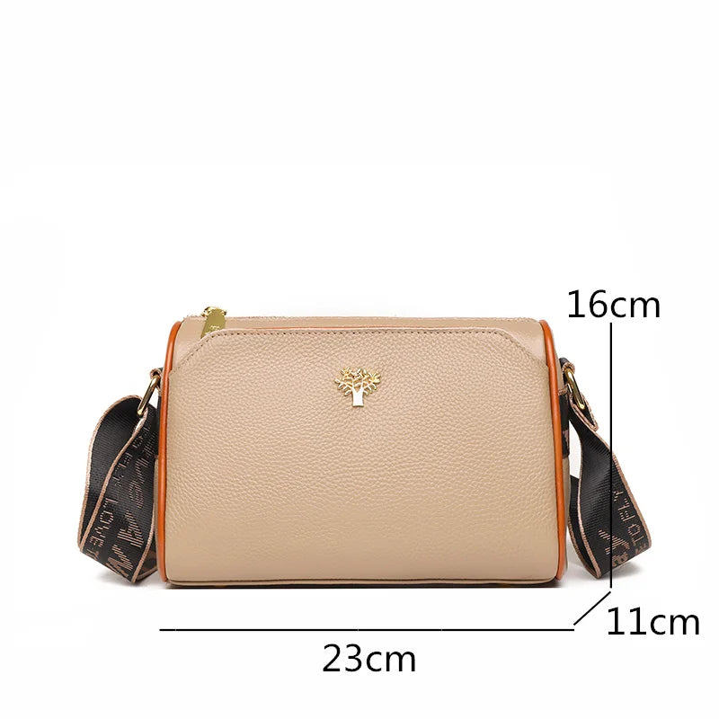 Leather Women Shoulder Bag High Ladies Handbag First layer cowhide