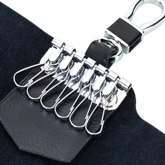 Leather Key Wallets Women Hasp Keychain Covers Hasp Key Case Bag Men Key Holder