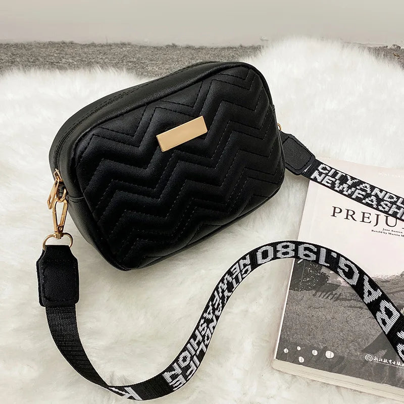 Girl's Small Square Cosmetic Bag PU Leather