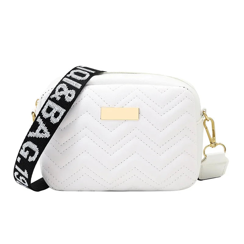 Girl's Small Square Cosmetic Bag PU Leather