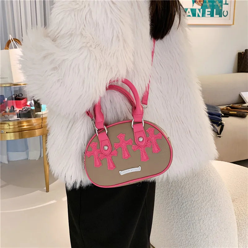 Women's Leather Shoulder Bag Crossbody Satchel