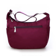 Waterproof Nylon Hobo Messenger Bag Women Crossbody Shoulder Ladies Handbag