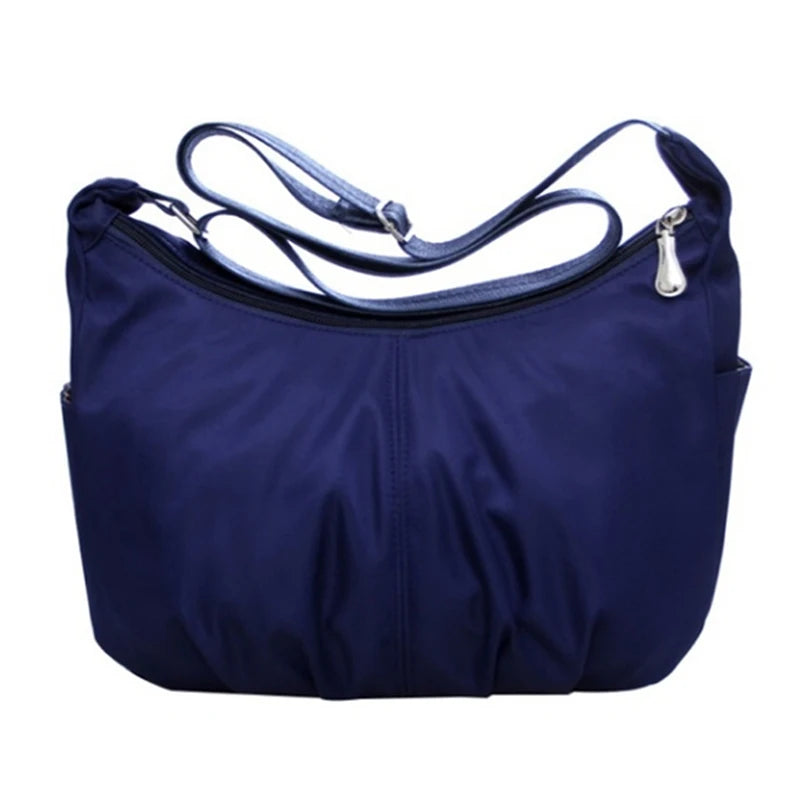 Waterproof Nylon Hobo Messenger Bag Women Crossbody Shoulder Ladies Handbag