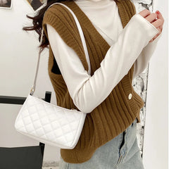 Lingge Women's PU Leather Crossbody Shoulder Bag Handbag
