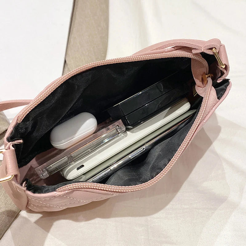 Lingge Women's PU Leather Crossbody Shoulder Bag Handbag
