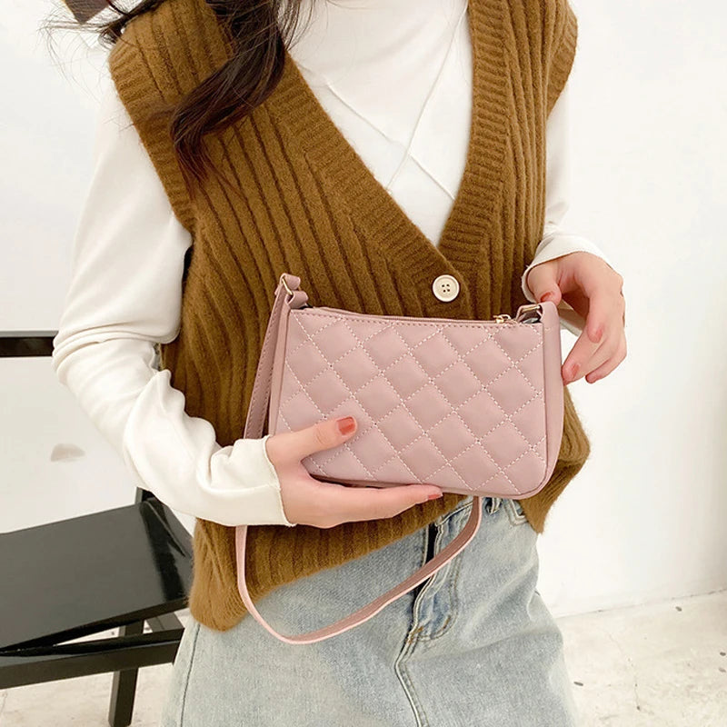 Lingge Women's PU Leather Crossbody Shoulder Bag Handbag