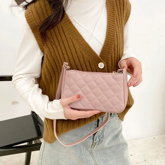 Lingge Women's PU Leather Crossbody Shoulder Bag Handbag