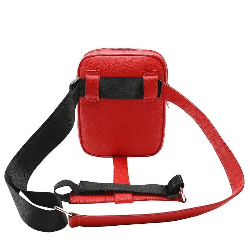 Stylish Women Waist Leg Leather Bag Fanny Pack for Outdoor Hiking