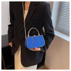 Candy Ins Girl's Handheld Crossbody Chain Box Bag