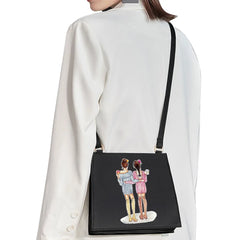 Pattern Printing Shoulder Bag Woman Messenger Bag Lady Handbag