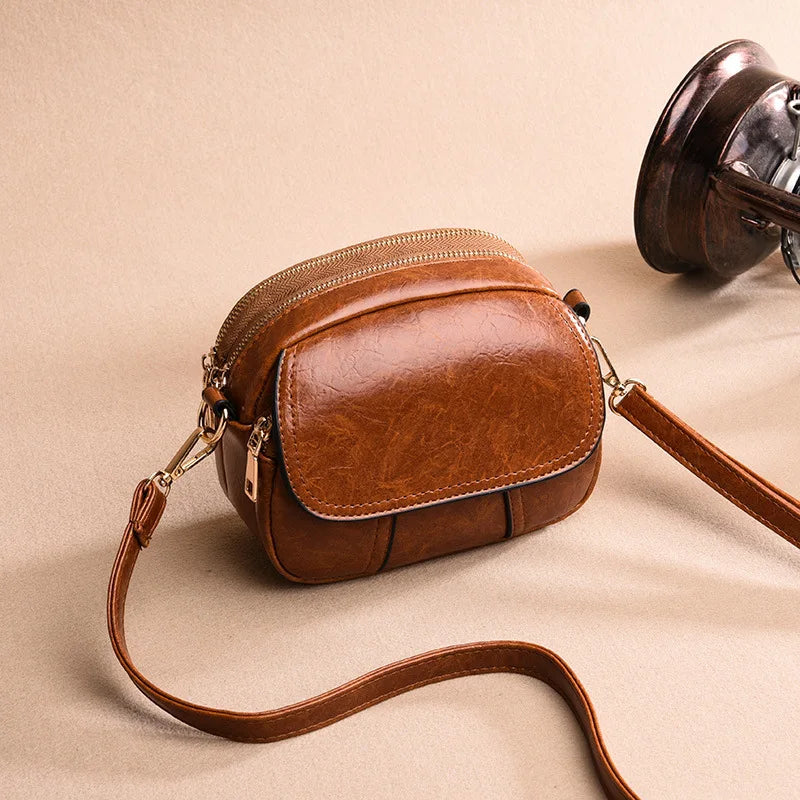 Women Crossbody Bags High Capacity Shoulder Handbag PU Leather Messenger Bags