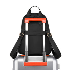 Ladies Casual Shoulder Backpack with Rivet Diamond
