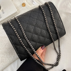 Tassel Messenger Bag for Women Rhombus Shoulder Chain Handbag
