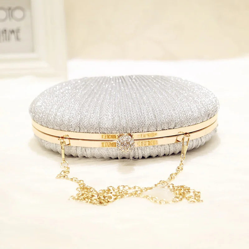 Lady Diamond Evening Clutch Bag Wedding Handbag Bridal Purse Chain Shoulder Bag