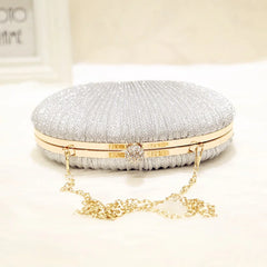 Lady Diamond Evening Clutch Bag Wedding Handbag Bridal Purse Chain Shoulder Bag