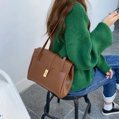 Lady Travel Bucket Bag Soft Leather Tote Shoulder Crossbo