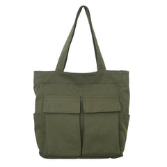 Large Capacity Soft Denim Shoulder Bag for Travel