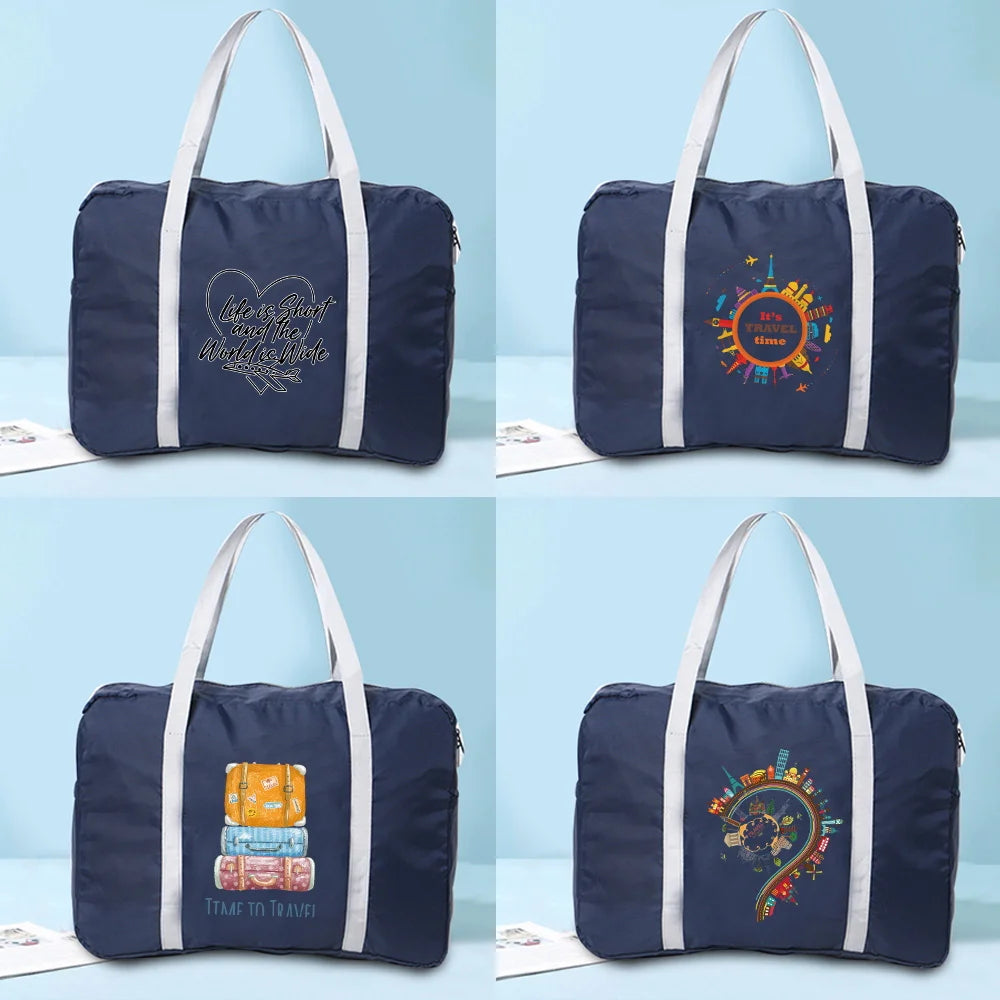 Large Capacity Foldable Travel Duffle Bag for Men and Women