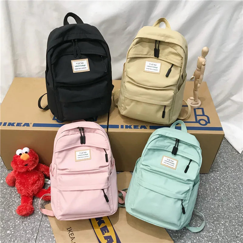 Large Capacity Waterproof Nylon School Bag Ski Boot Backpack
