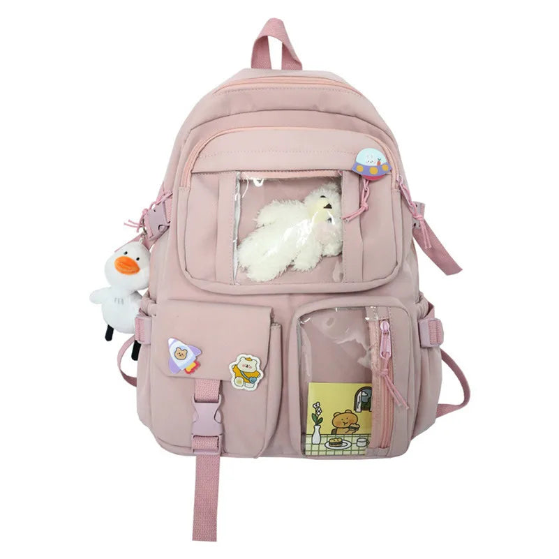 Large Capacity Student Schoolbag Waterproof Anti-Theft Backpack