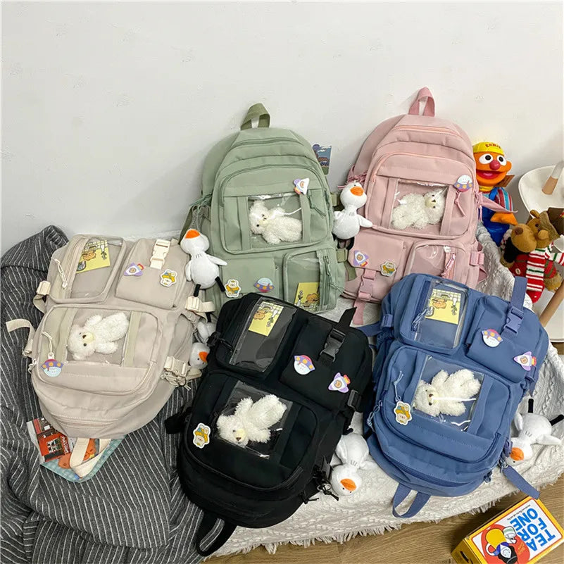 Large Capacity Student Schoolbag Waterproof Anti-Theft Backpack