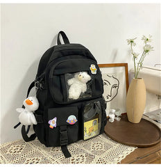 Large Capacity Student Schoolbag Waterproof Anti-Theft Backpack