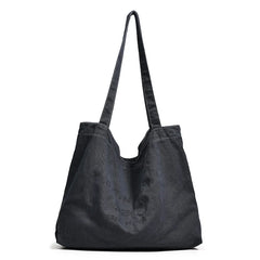 Canvas Women Bags Large Capacity Reusable Shopping Bag Retro Handbags