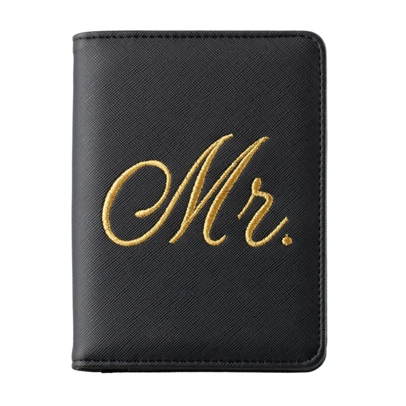 Mr and Mrs Passport Cover Set