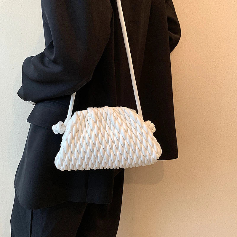 Embroidered Thread Messenger Bag Purse Crossbody Clutch