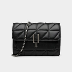 Leather Chain Crossbody Bags for Women Handbags Shoulder Bags