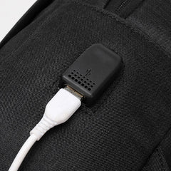 Men's Backpack 15.6 Inch Laptop Bag USB Charging Waterproof Rucksack