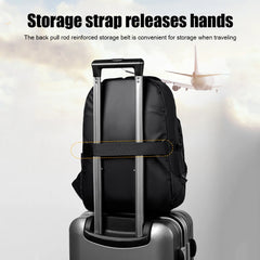 Men's Waterproof Business Laptop Backpack Large Capacity Bagpack Rucksack