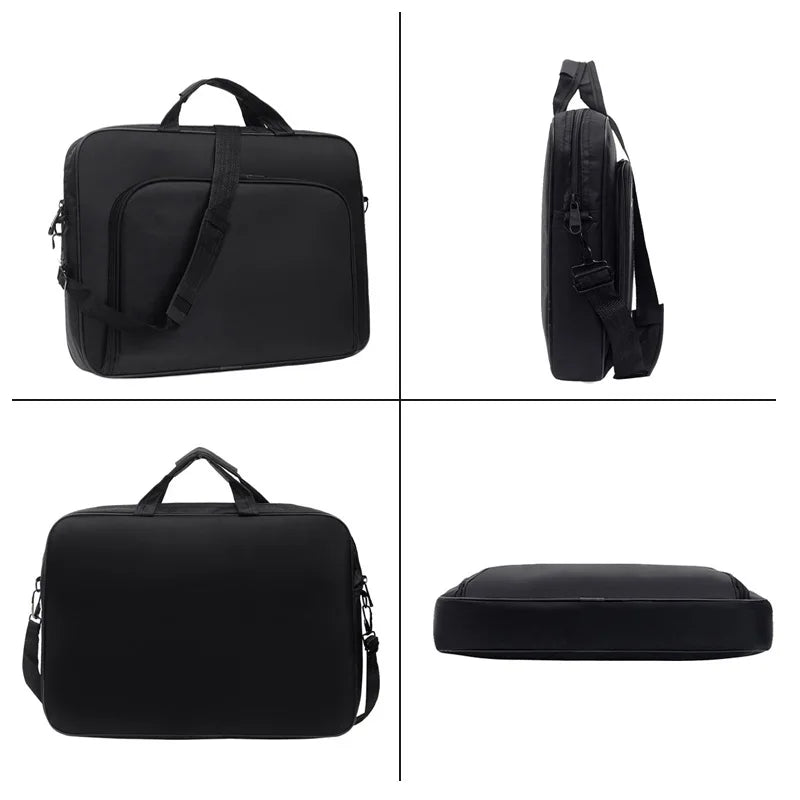 17 inch Laptop Bag Men's Briefcase Messenger Bag for Business Office Documents