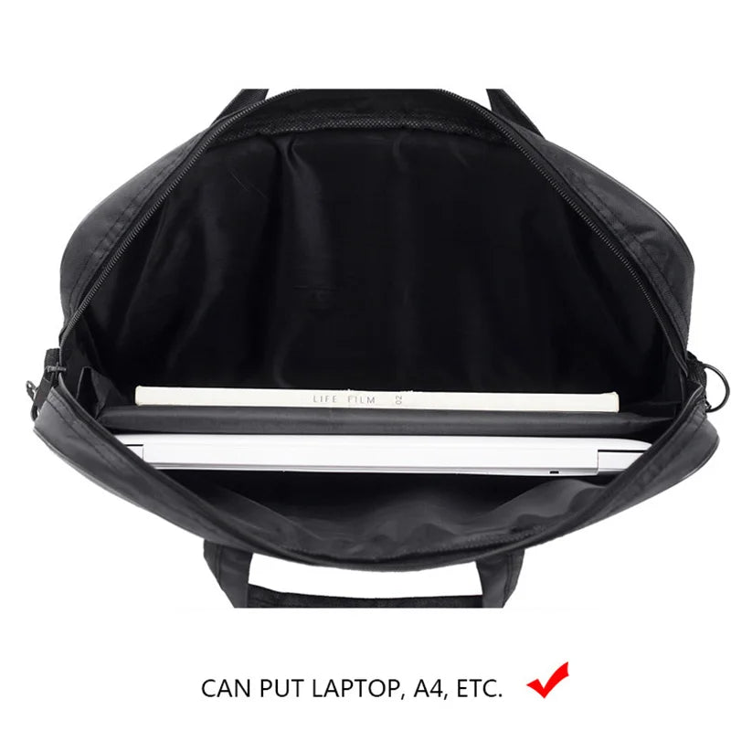 17 inch Laptop Bag Men's Briefcase Messenger Bag for Business Office Documents