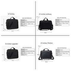 17 inch Laptop Bag Men's Briefcase Messenger Bag for Business Office Documents