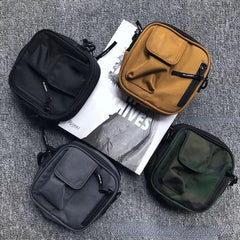 Men's & Women's Shoulder Bag Square Satchel with Detachable Strap