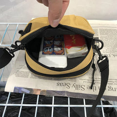 Men's & Women's Shoulder Bag Square Satchel with Detachable Strap