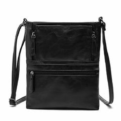 Vintage Leather Messenger Bag Shoulder Bag Crossbody Bags for Women