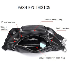 Women's Waterproof Waist Bag for Sports and Hiking