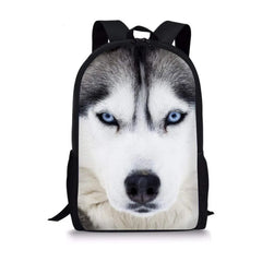 3D Cartoon School Bag For Gilrs Boys Wolf Pattern Backpack Children School Bags