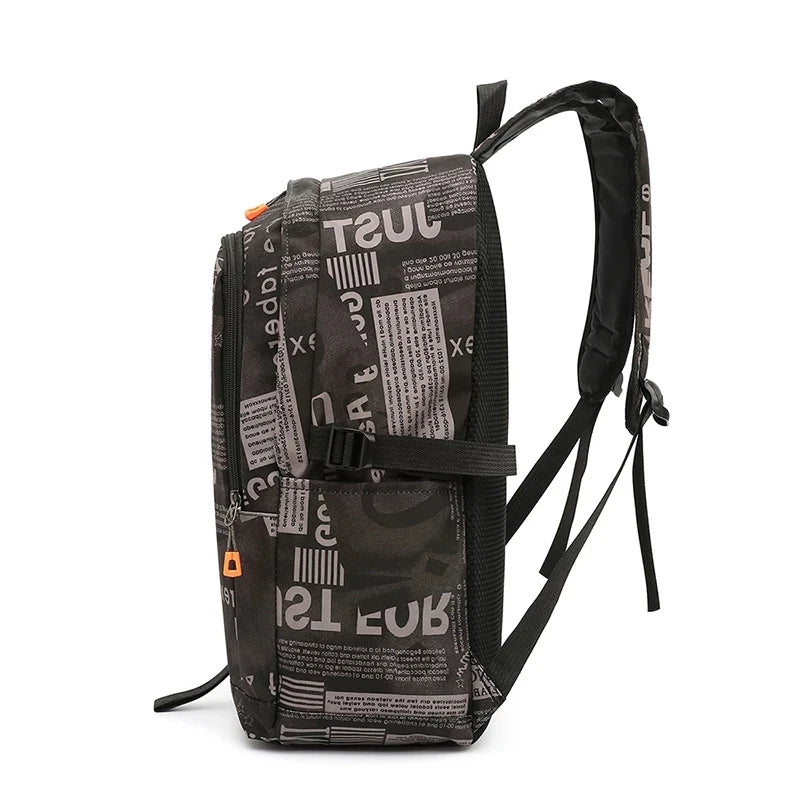 3pcs/set Junior Laptop Backpacks High Schoolbag Boys Men School Backpack