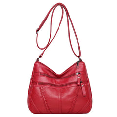 Vintage Leather Crossbody Bag Women | Shoulder Purse