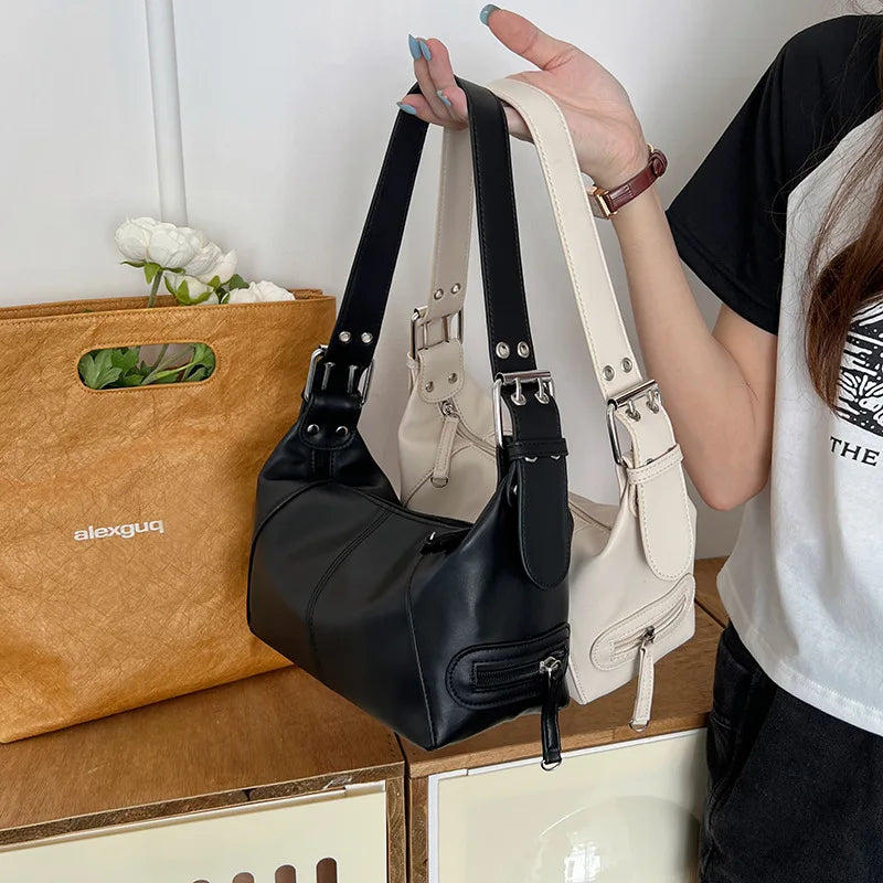 American Style Handle Stick Bag Armpit Bag Small Crowd Sense One Shoulder Bag