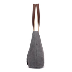 Casual Canvas Tote Shoulder Bag for Women