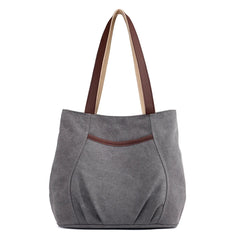 Casual Canvas Tote Shoulder Bag for Women