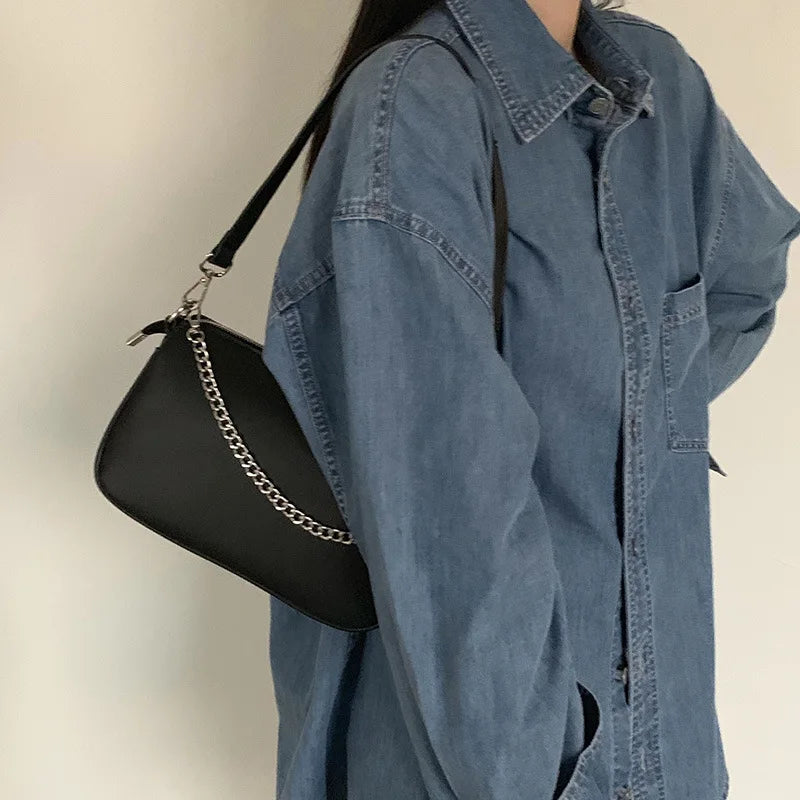 Retro Crossbody Bag Shoulder Chain Small Bag for Women