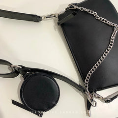 Retro Chain Small Bag Messenger Wild Hong Kong Style Women's Bag