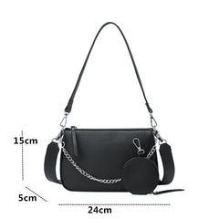 Retro Chain Small Bag Messenger Wild Hong Kong Style Women's Bag